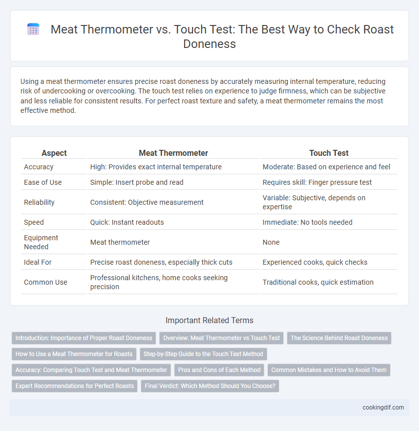 Meat Thermometer vs. Touch Test: The Best Way to Check Roast Doneness