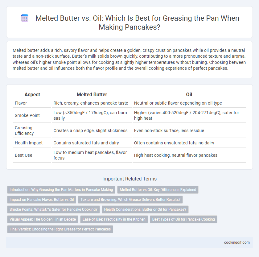 Melted Butter vs. Oil: Which Is Best for Greasing the Pan When Making Pancakes?