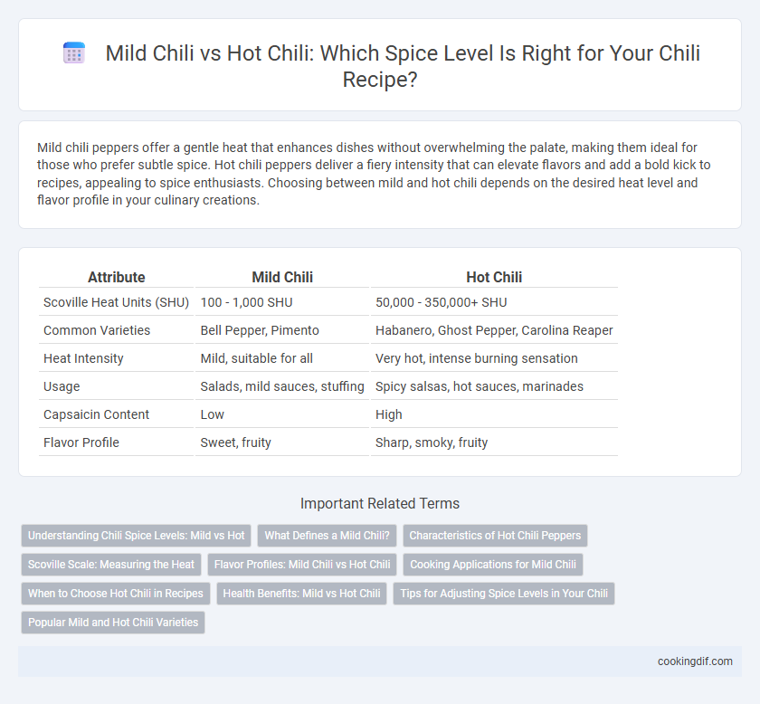 Mild Chili vs Hot Chili: Which Spice Level Is Right for Your Chili Recipe?