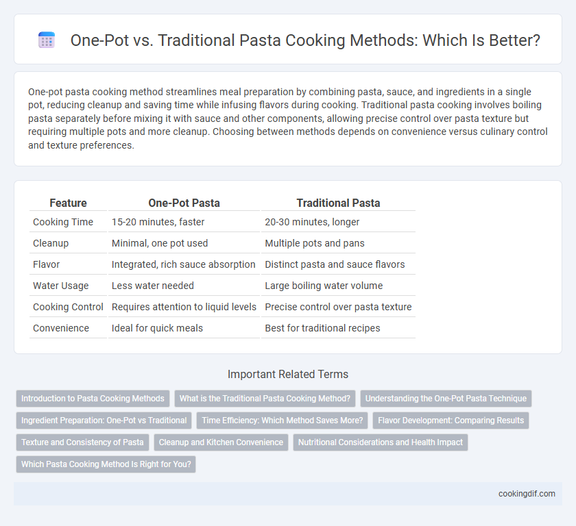One-Pot vs. Traditional Pasta Cooking Methods: Which Is Better?