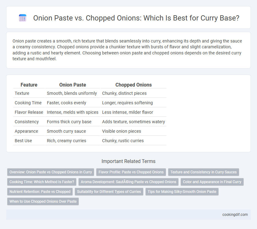 Onion Paste vs. Chopped Onions: Which Is Best for Curry Base?