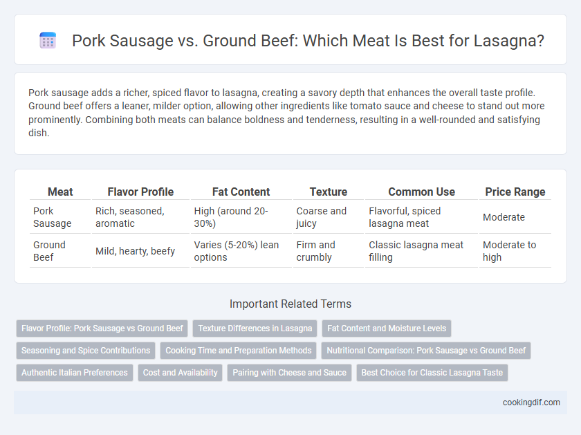 Pork Sausage vs. Ground Beef: Which Meat Is Best for Lasagna?