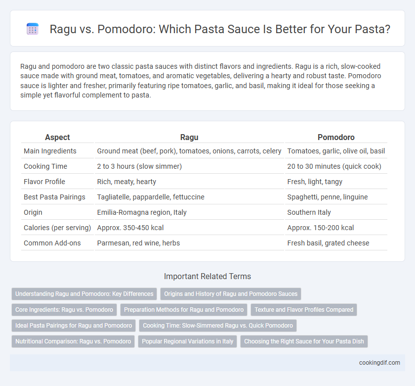 Ragu vs. Pomodoro: Which Pasta Sauce Is Better for Your Pasta?