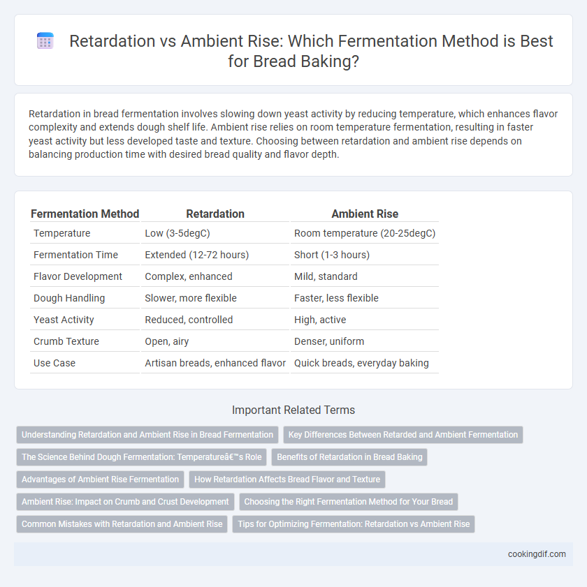 Retardation vs Ambient Rise: Which Fermentation Method is Best for Bread Baking?