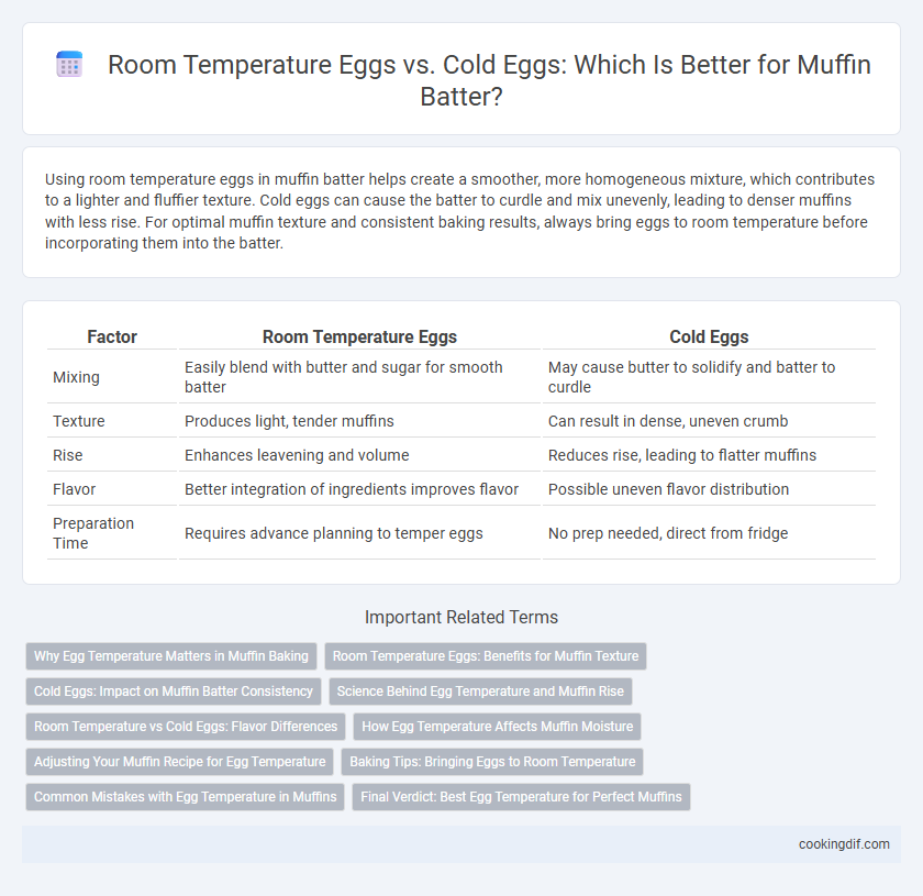 Room Temperature Eggs vs. Cold Eggs: Which Is Better for Muffin Batter?