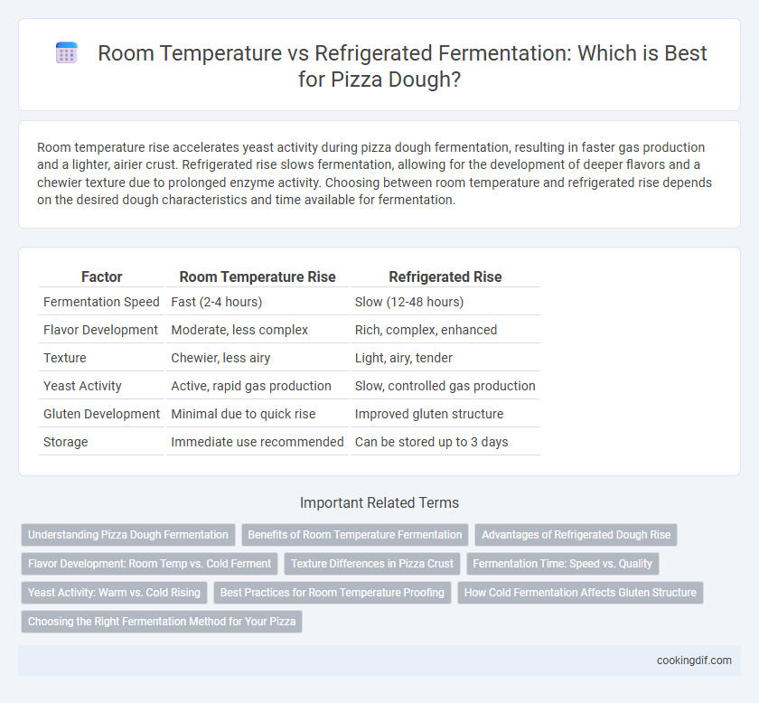 Room Temperature vs Refrigerated Fermentation: Which is Best for Pizza Dough?