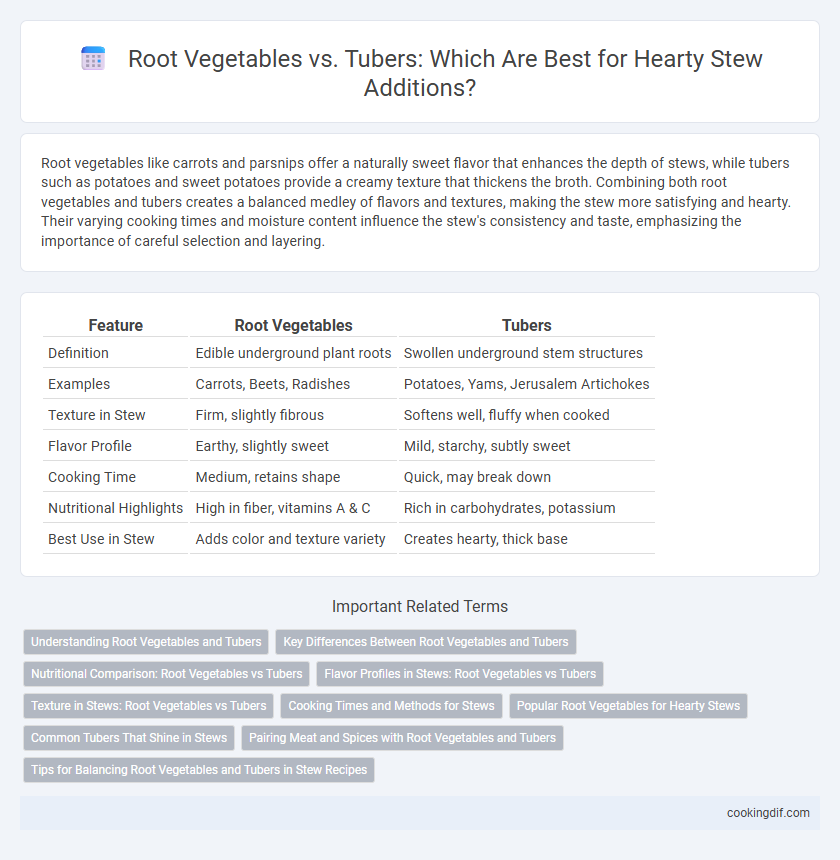 Root Vegetables vs. Tubers: Which Are Best for Hearty Stew Additions?