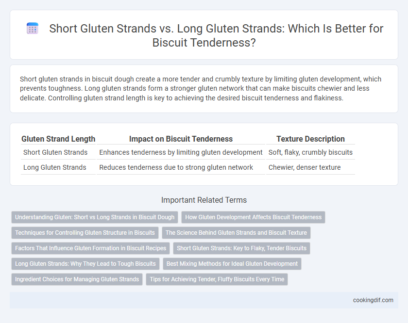 Short Gluten Strands vs. Long Gluten Strands: Which Is Better for Biscuit Tenderness?