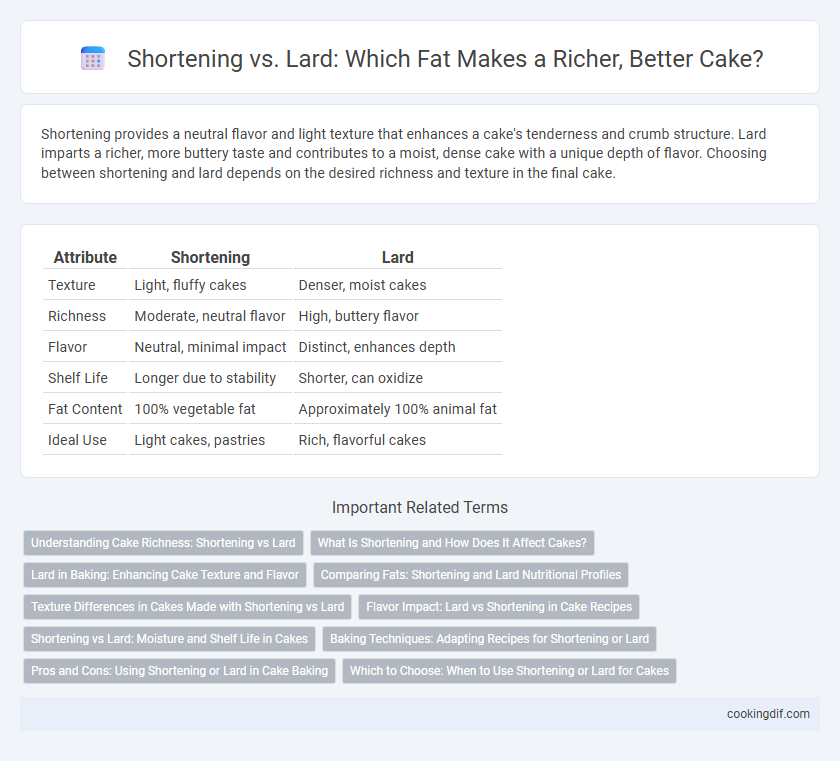Shortening vs. Lard: Which Fat Makes a Richer, Better Cake?