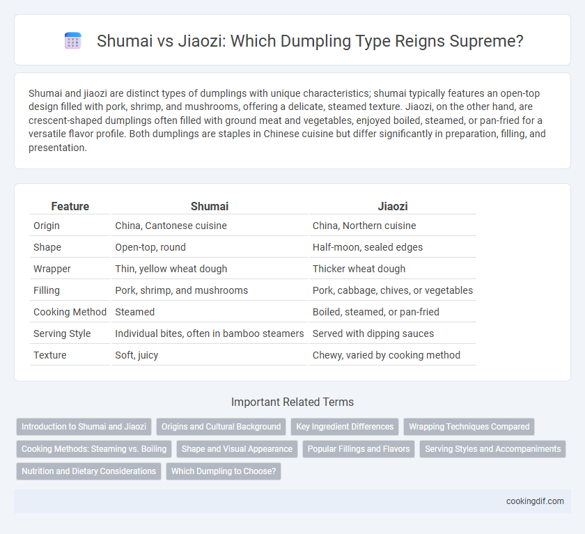 Shumai vs Jiaozi: Which Dumpling Type Reigns Supreme?