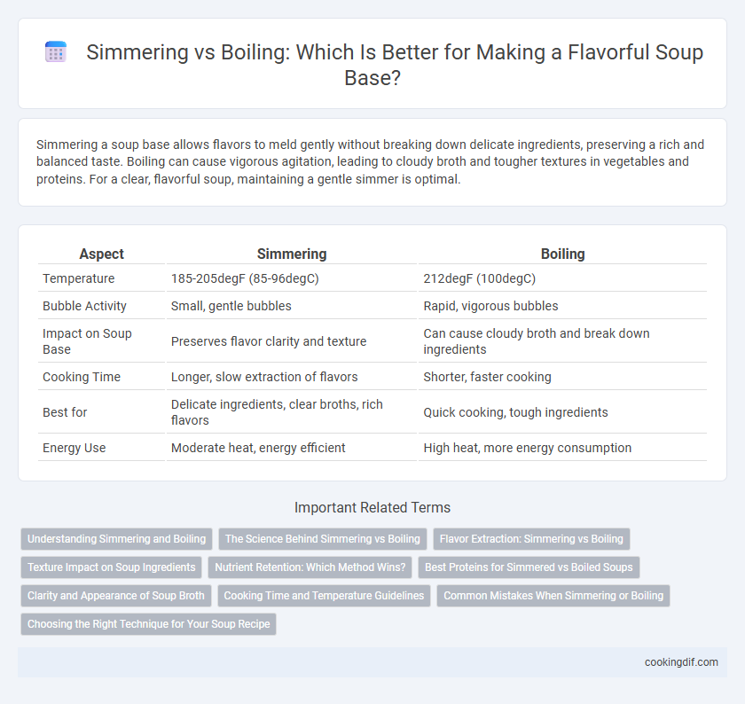 Simmering vs Boiling: Which Is Better for Making a Flavorful Soup Base?