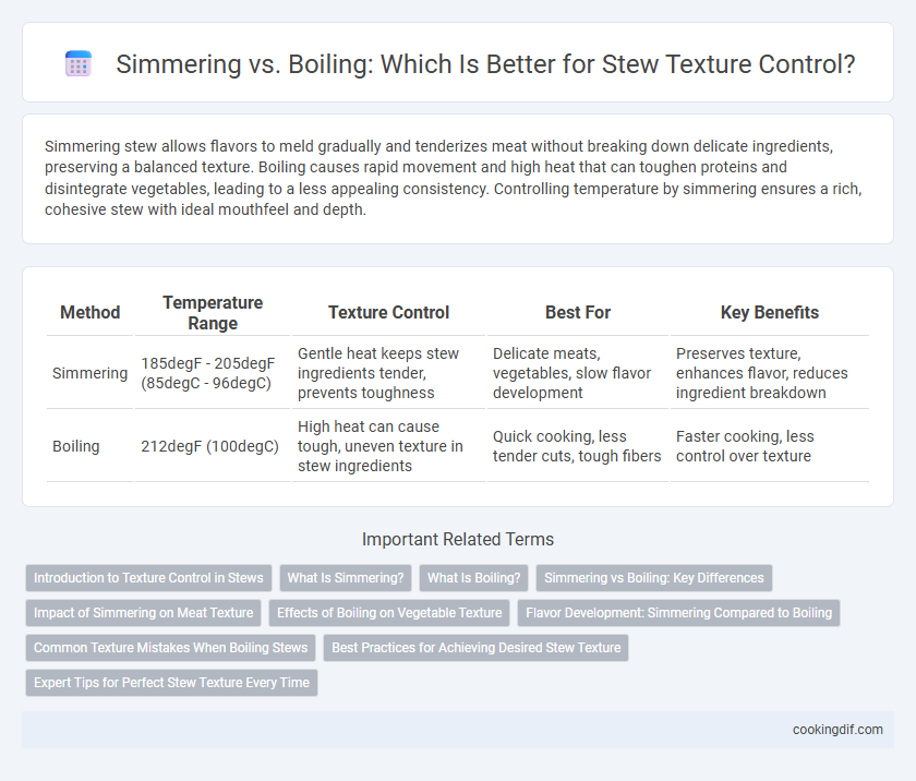 Simmering vs. Boiling: Which Is Better for Stew Texture Control?