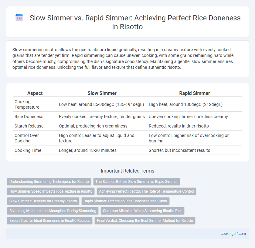 Slow Simmer vs. Rapid Simmer: Achieving Perfect Rice Doneness in Risotto