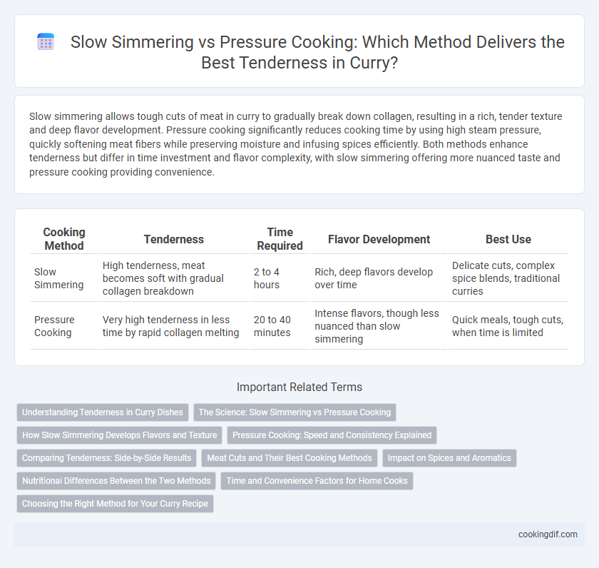 Slow Simmering vs Pressure Cooking: Which Method Delivers the Best Tenderness in Curry?