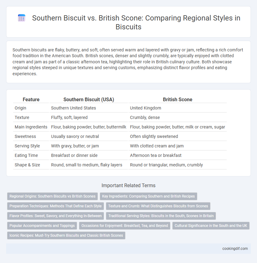 Southern Biscuit vs. British Scone: Comparing Regional Styles in Biscuits