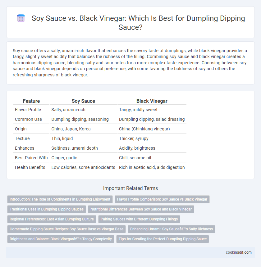 Soy Sauce vs. Black Vinegar: Which Is Best for Dumpling Dipping Sauce?