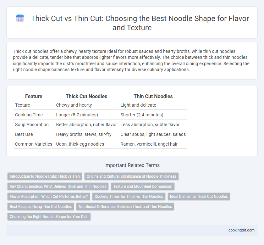 Thick Cut vs Thin Cut: Choosing the Best Noodle Shape for Flavor and Texture