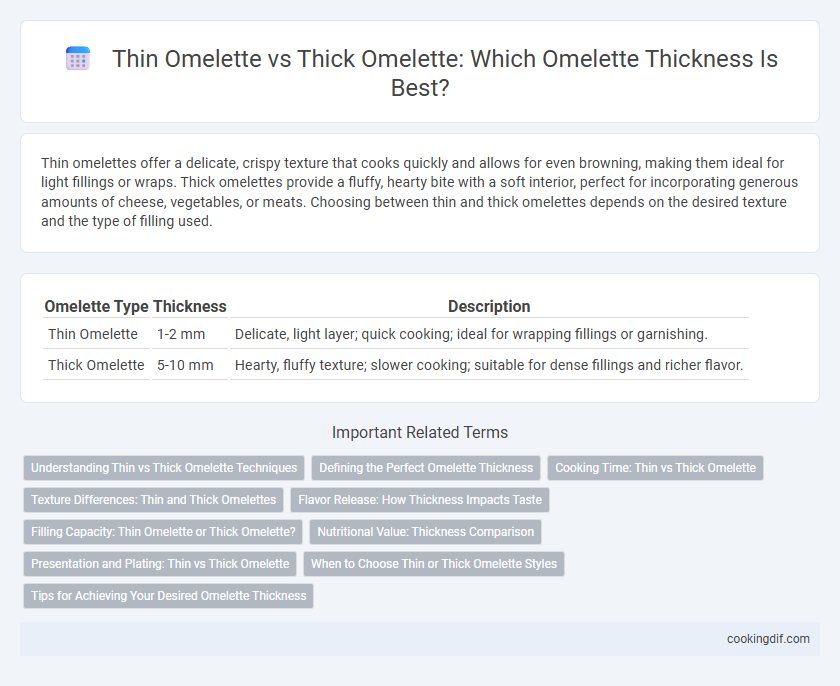 Thin Omelette vs Thick Omelette: Which Omelette Thickness Is Best?