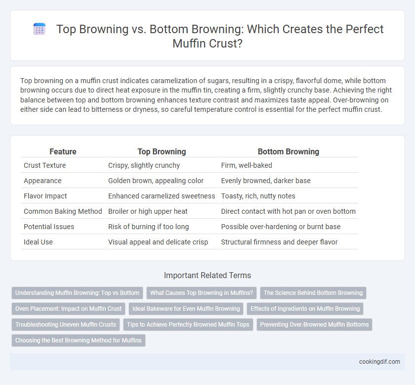 Top Browning vs. Bottom Browning: Which Creates the Perfect Muffin Crust?