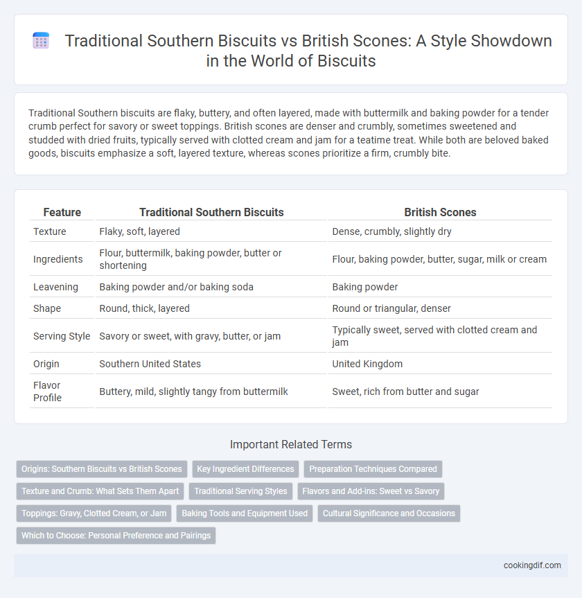 Traditional Southern Biscuits vs British Scones: A Style Showdown in the World of Biscuits