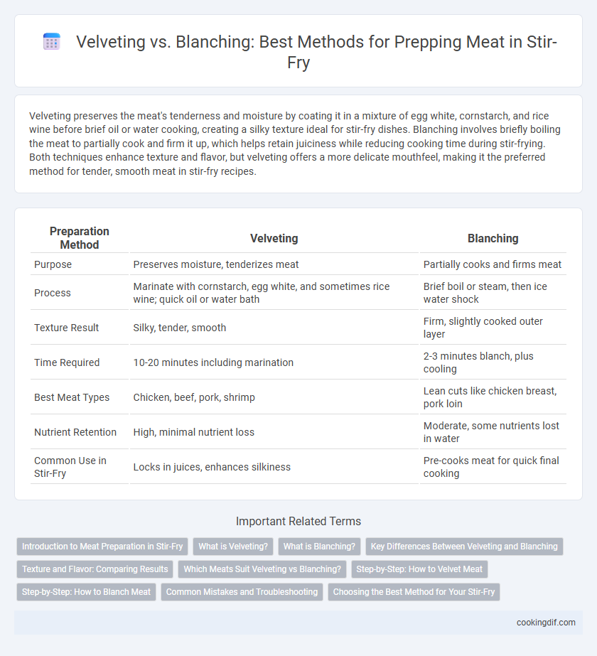 Velveting vs. Blanching: Best Methods for Prepping Meat in Stir-Fry