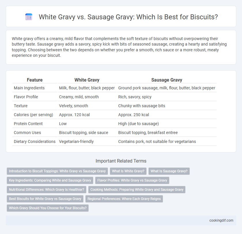 White Gravy vs. Sausage Gravy: Which Is Best for Biscuits?