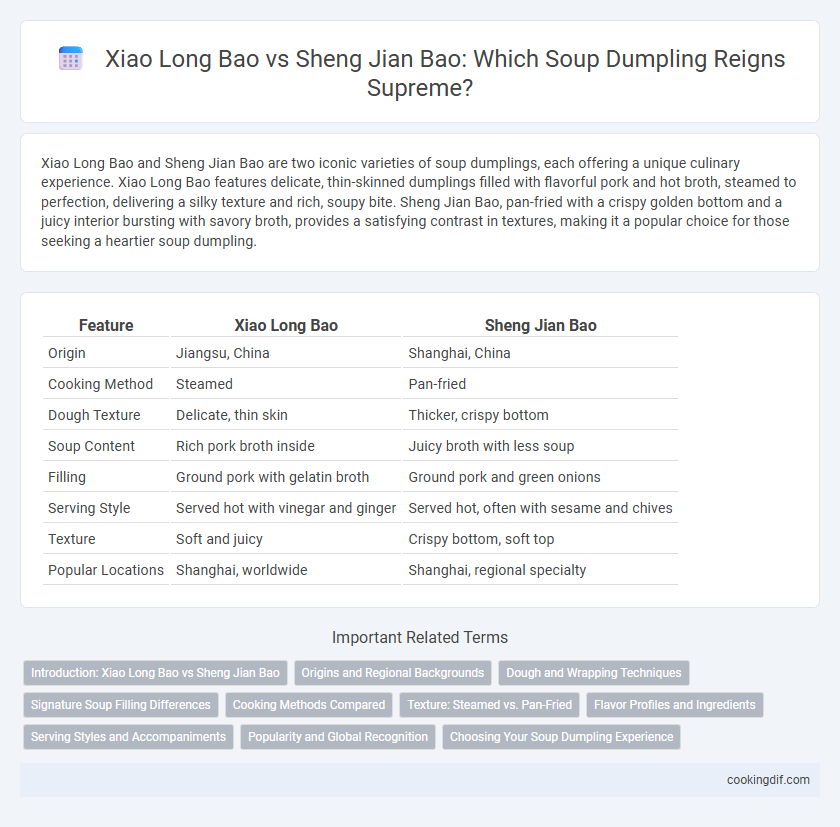 Xiao Long Bao vs Sheng Jian Bao: Which Soup Dumpling Reigns Supreme?