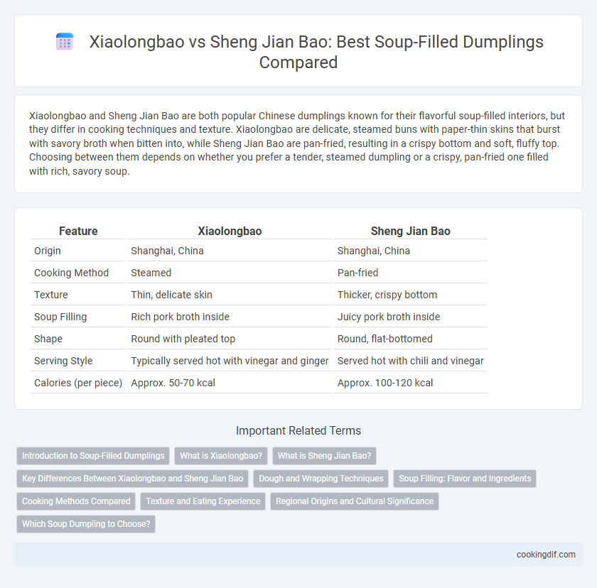 Xiaolongbao vs Sheng Jian Bao: Best Soup-Filled Dumplings Compared