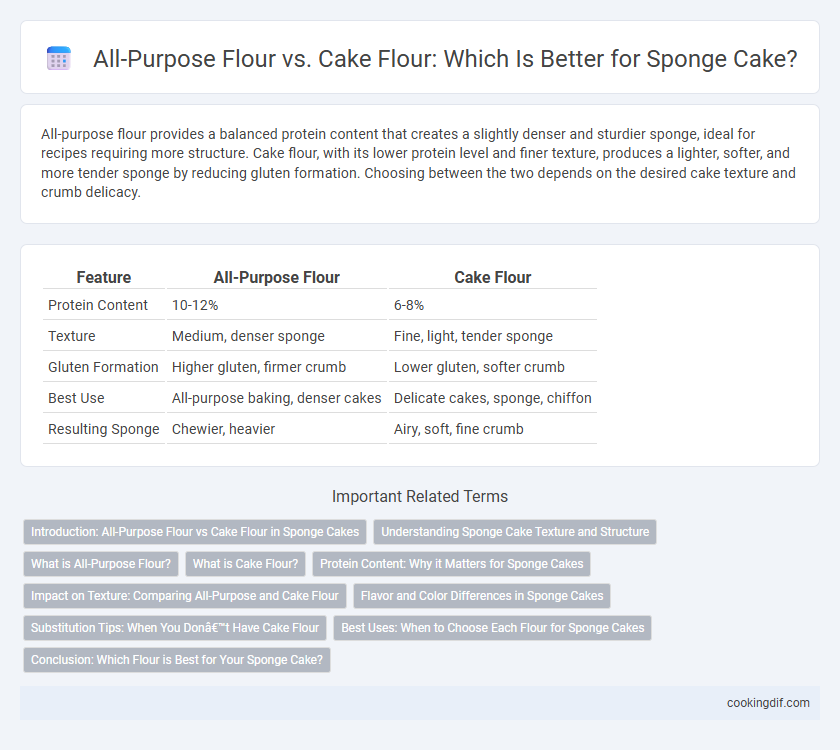All-Purpose Flour vs. Cake Flour: Which Is Better for Sponge Cake?