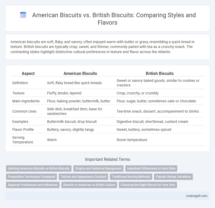 American Biscuits vs. British Biscuits: Comparing Styles and Flavors