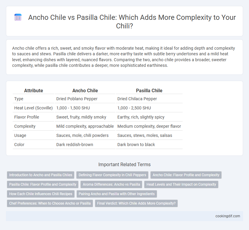 Ancho Chile vs Pasilla Chile: Which Adds More Complexity to Your Chili?
