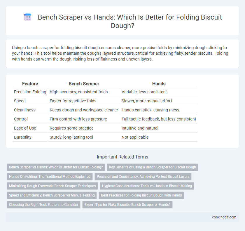 Bench Scraper vs Hands: Which Is Better for Folding Biscuit Dough?