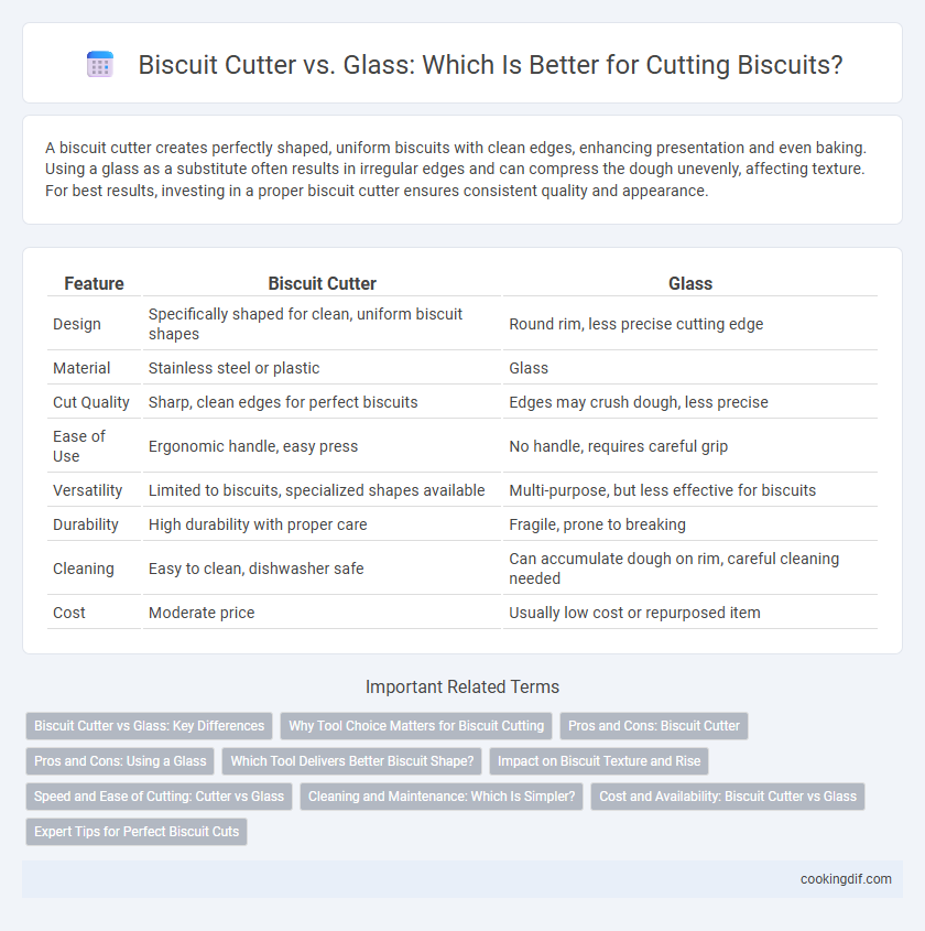 Biscuit Cutter vs. Glass: Which Is Better for Cutting Biscuits?