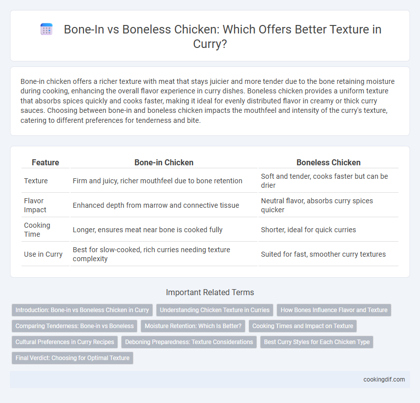 Bone-In vs Boneless Chicken: Which Offers Better Texture in Curry?