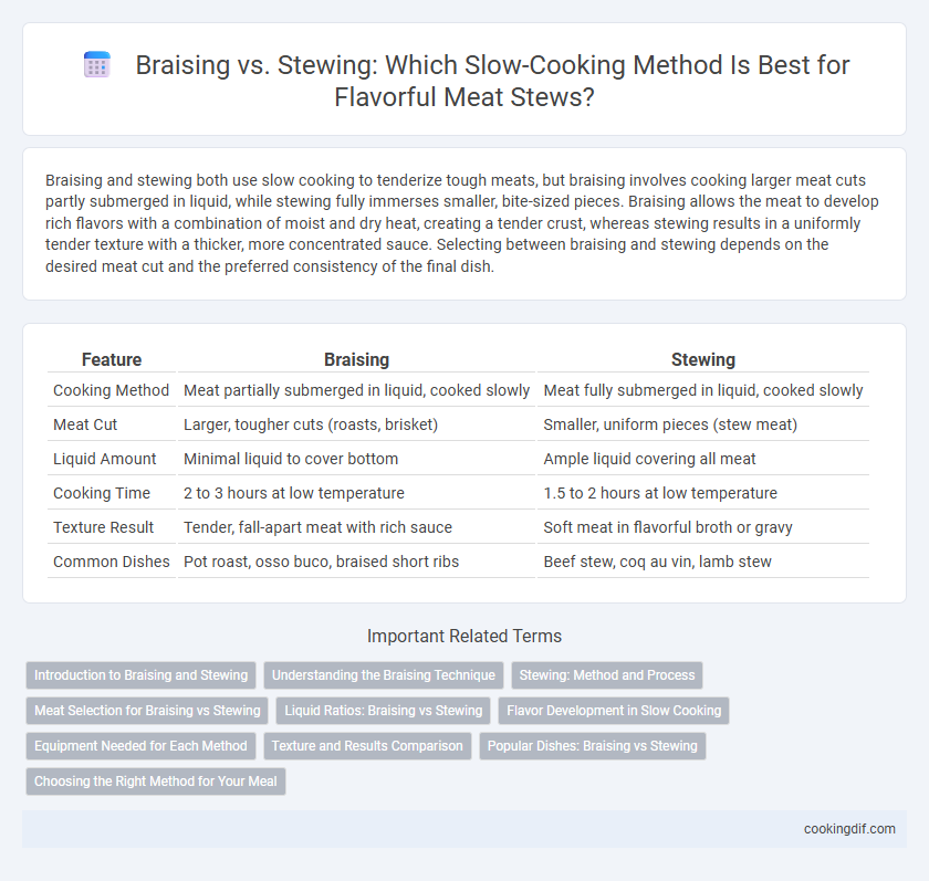 Braising vs. Stewing: Which Slow-Cooking Method Is Best for Flavorful Meat Stews?