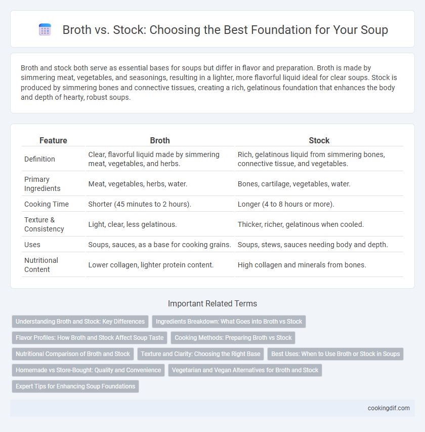 Broth vs. Stock: Choosing the Best Foundation for Your Soup