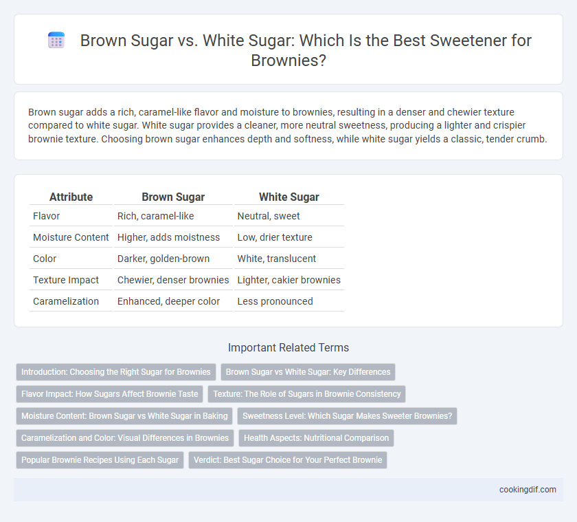 Brown Sugar vs. White Sugar: Which Is the Best Sweetener for Brownies?