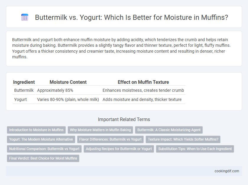 Buttermilk vs. Yogurt: Which Is Better for Moisture in Muffins?