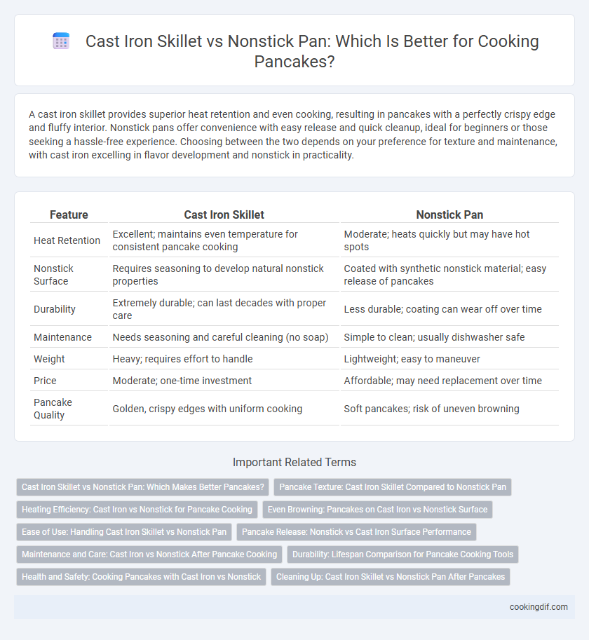 Cast Iron Skillet vs Nonstick Pan: Which Is Better for Cooking Pancakes?