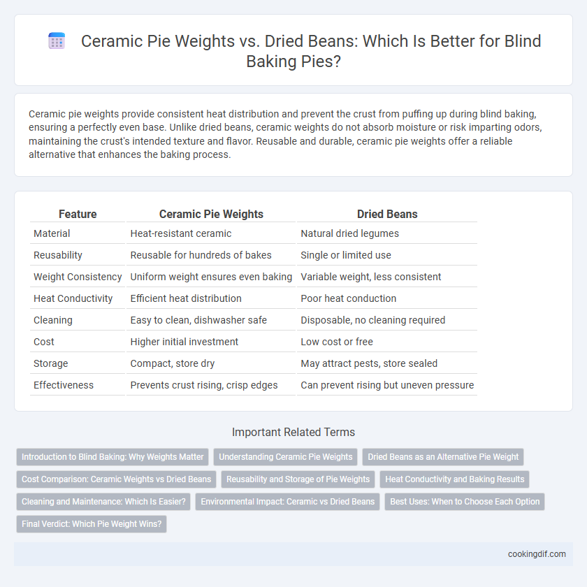 Ceramic Pie Weights vs. Dried Beans: Which Is Better for Blind Baking Pies?