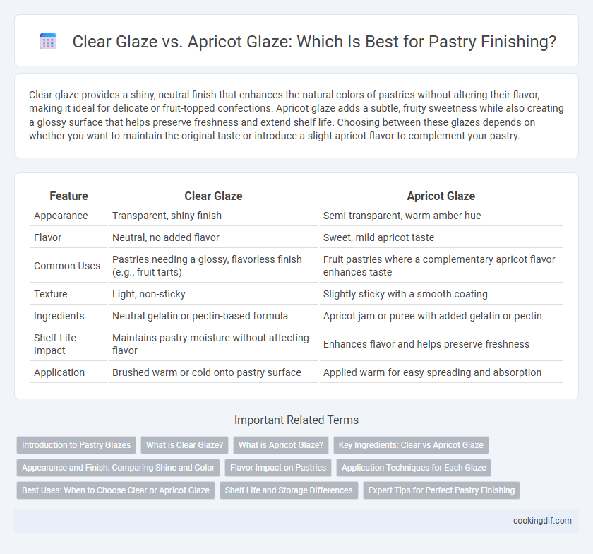 Clear Glaze vs. Apricot Glaze: Which Is Best for Pastry Finishing?
