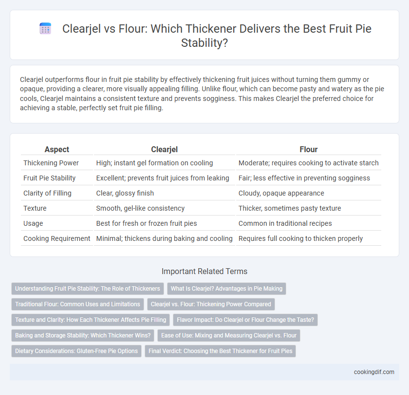 Clearjel vs Flour: Which Thickener Delivers the Best Fruit Pie Stability?