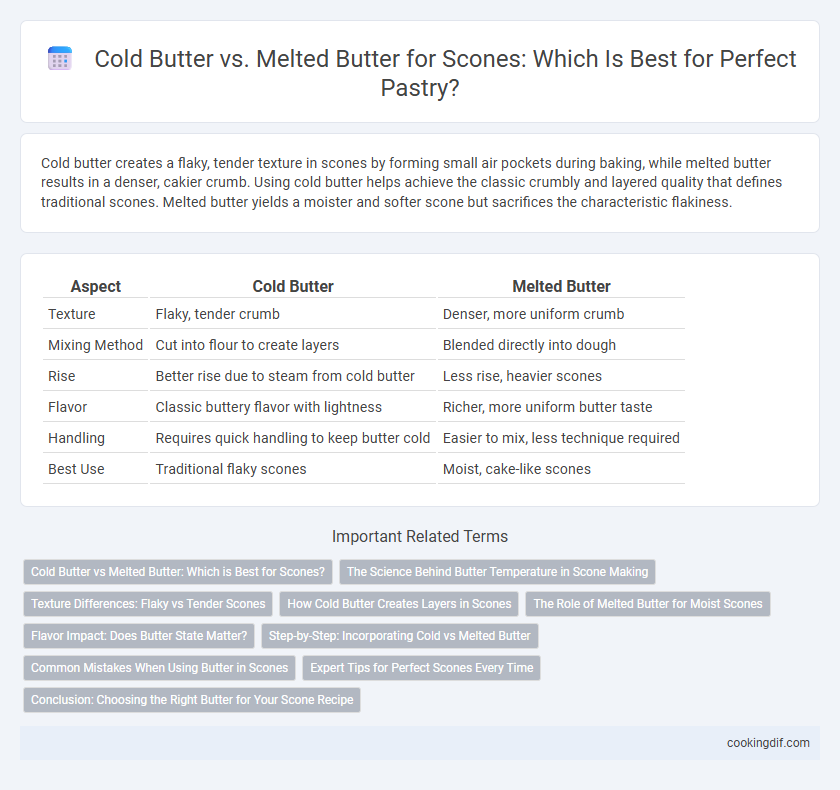 Cold Butter vs. Melted Butter for Scones: Which Is Best for Perfect Pastry?