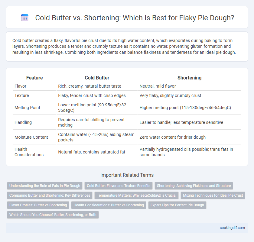 Cold Butter vs. Shortening: Which Is Best for Flaky Pie Dough?