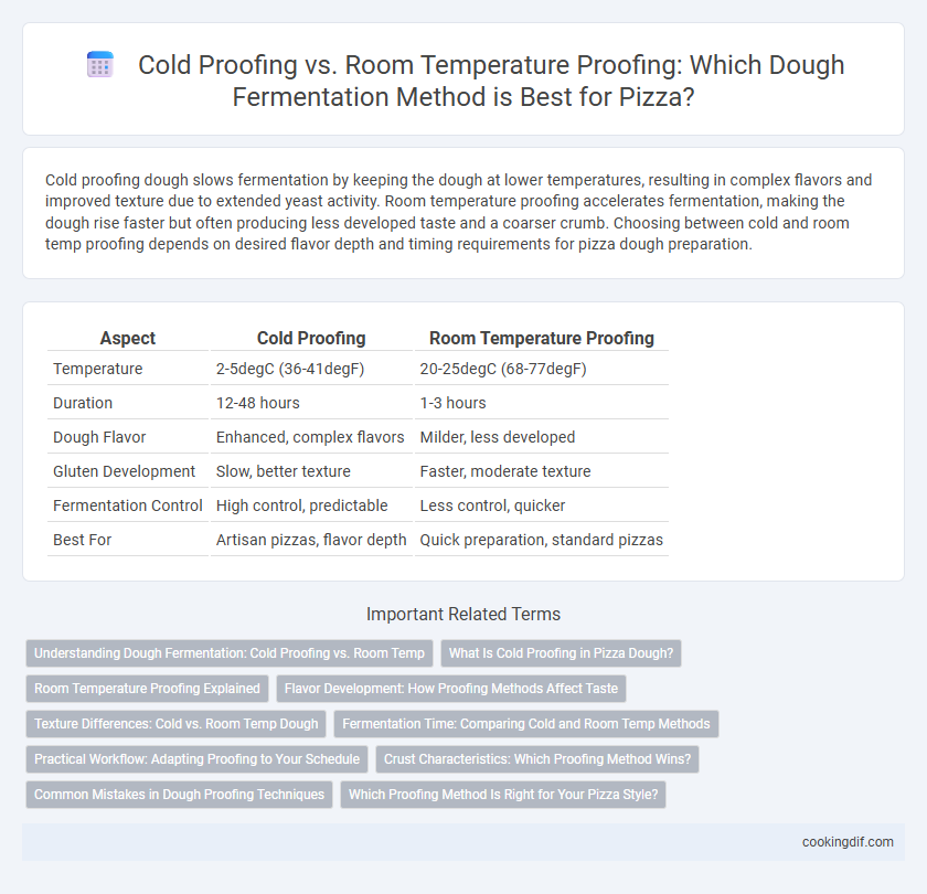 Cold Proofing vs. Room Temperature Proofing: Which Dough Fermentation Method is Best for Pizza?