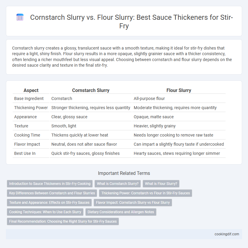 Cornstarch Slurry vs. Flour Slurry: Best Sauce Thickeners for Stir-Fry