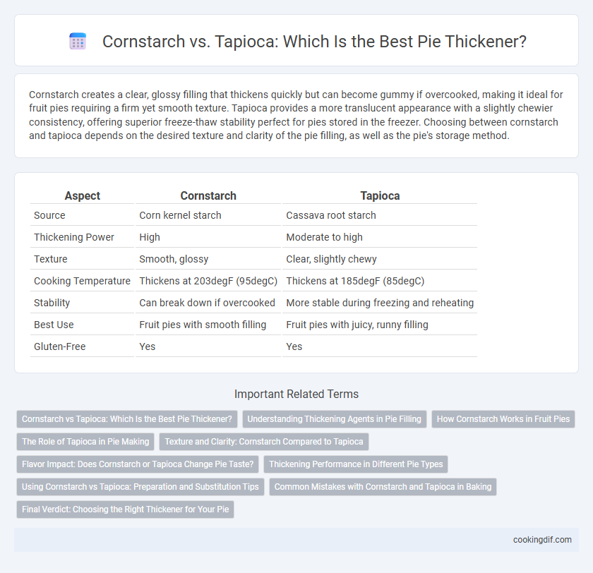 Cornstarch vs. Tapioca: Which Is the Best Pie Thickener?