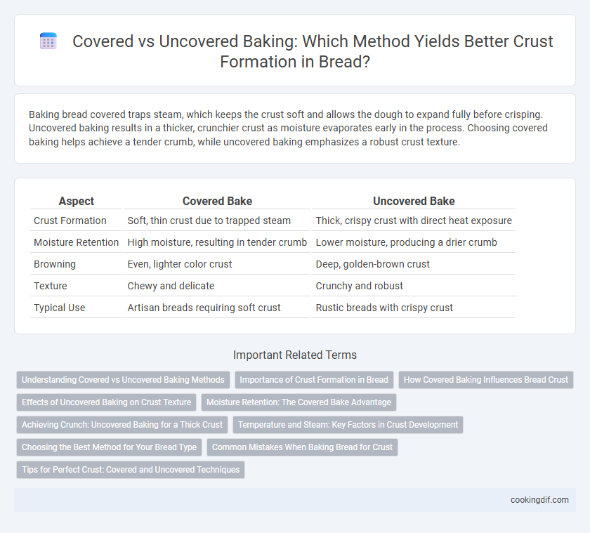 Covered vs Uncovered Baking: Which Method Yields Better Crust Formation in Bread?