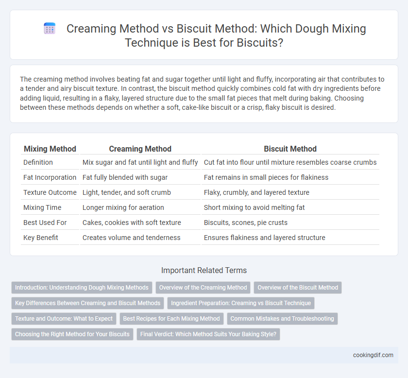 Creaming Method vs Biscuit Method: Which Dough Mixing Technique is Best for Biscuits?