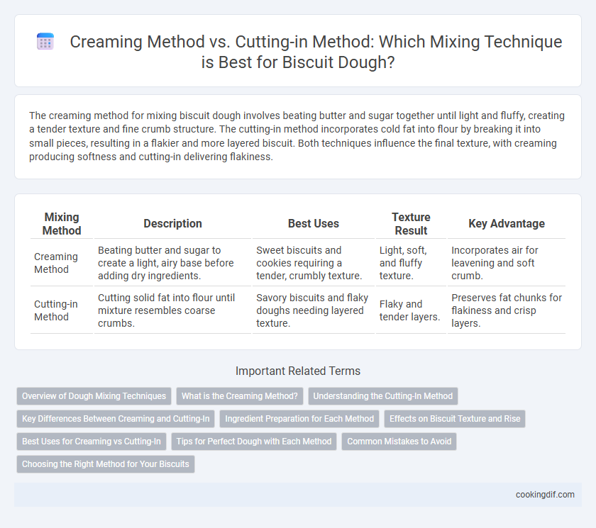 Creaming Method vs. Cutting-in Method: Which Mixing Technique is Best for Biscuit Dough?
